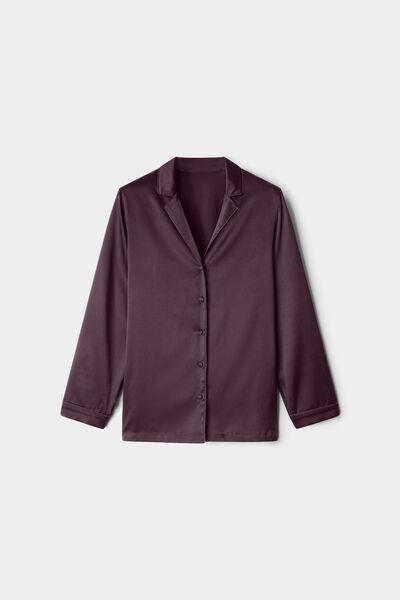 Purple Men's Style Silk Jacket, 5601_198K, large image number 0