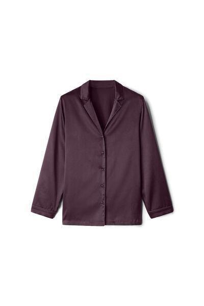 Purple Men's Style Silk Jacket, 5601_198K, large image number 1