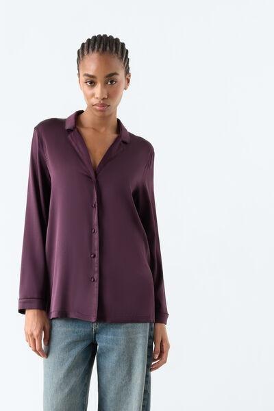 Purple Men's Style Silk Jacket, 5601_198K, large image number 3