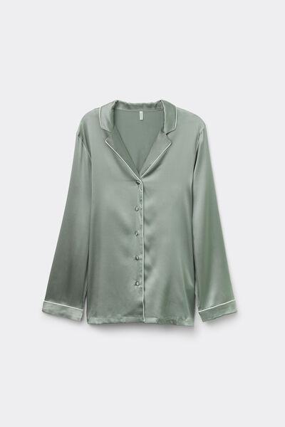 Green Style Silk Jacket, , large image number 2