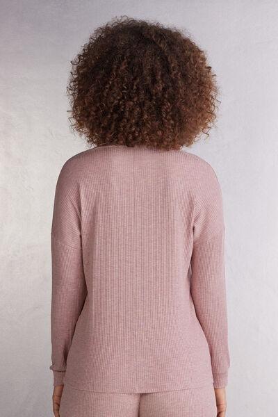 Chic Comfort Long-Sleeved Boat-Neck Top, , large image number 3