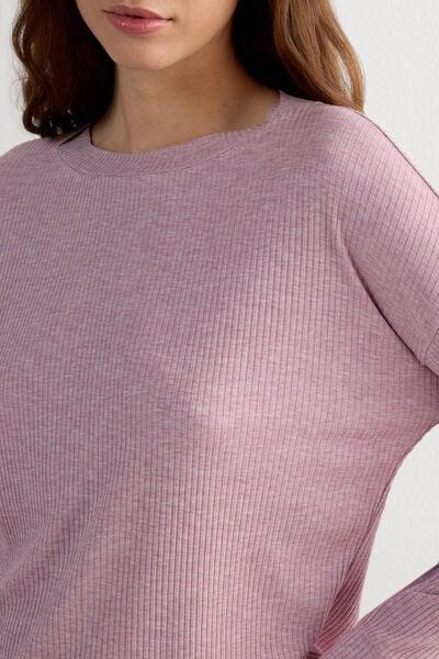 Pink Chic Comfort Boat-Neck Top, 5601_859J, large image number 7