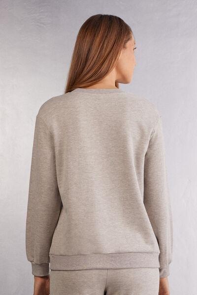 Beige Soft Chevron Long-Sleeved Shirt, , large image number 3