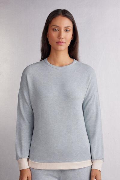 Ivory Cold Winter Night Long-Sleeved Shirt, 5601_776J, medium