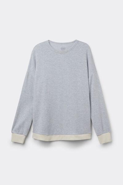 Ivory Cold Winter Night Long-Sleeved Shirt, 5601_776J, medium