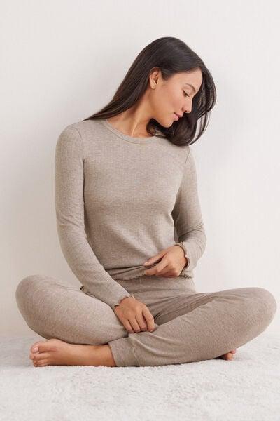 Pink Luxury Softness Long Sleeve Modal Jumper, 5601_039K, large image number 1