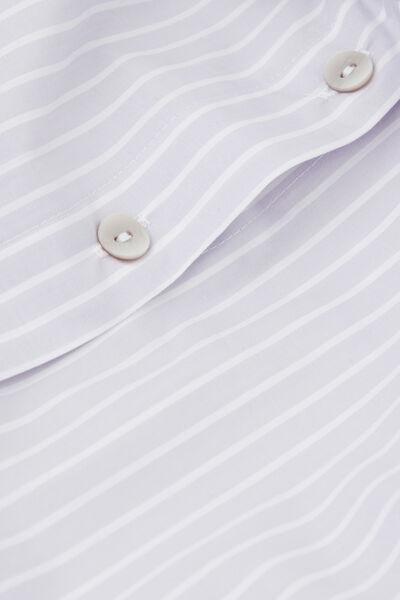 Blue Love Me Tender Striped Cotton Canvas Shirt, 5601_116K, large image number 4