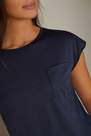 Intimissimi - Intense Blue Short-Sleeved Ultrafresh Supima� Cotton Top, Women