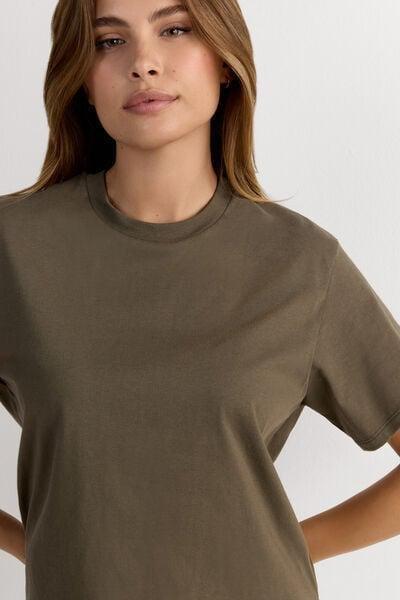 Green Short Sleeve Jersey Top, 5601_660J, large image number 3