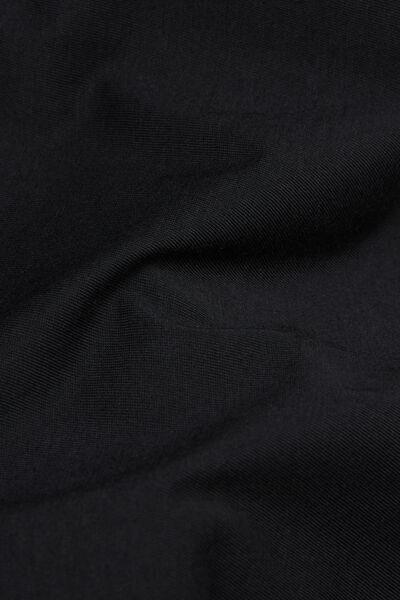 Black Short-Sleeved Ultrafresh Cotton Top, Black, large image number 4
