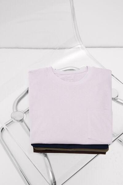 Lilac Short-Sleeved Ultra fresh Cotton Top, 5601_056K, large image number 0