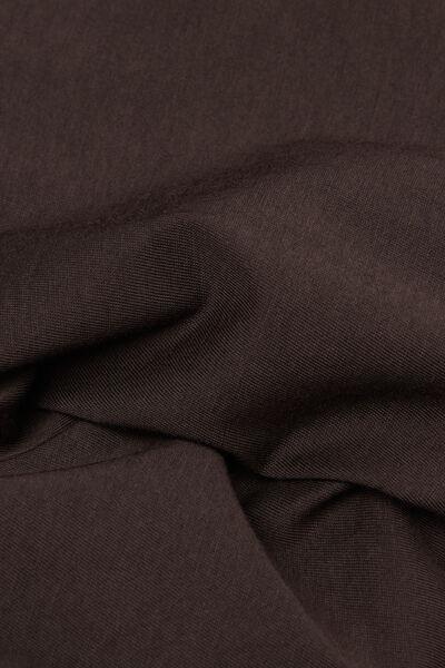 Mocha Brown Short-Sleeved Ultra fresh Cotton Top, 5601_705J, large image number 4