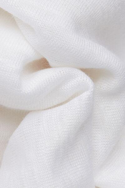 White Short-Sleeved Linen Shirt, , large image number 4
