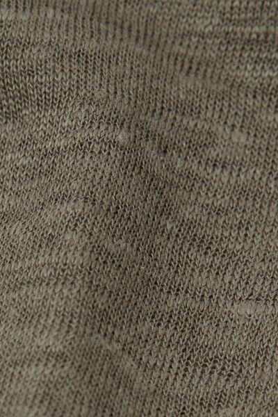 Green Short-Sleeved Linen Shirt, 5601_660J, large image number 4