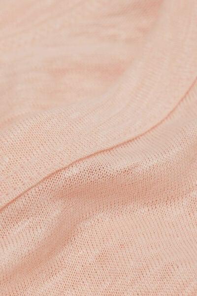 Pink Short-Sleeved Linen Shirt, 5601_852J, large image number 4