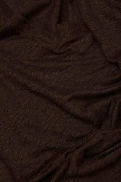 Brown The Pure Linen Short-Sleeved Linen Top, 5601_705J, large image number 4