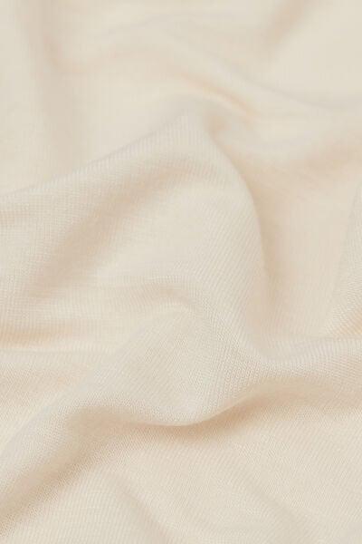 Cream Boat-Neck Viscose Top, Vanilla Ivory, large image number 4