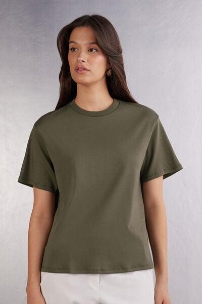Green Short-Sleeved Top, 5601_660J, medium