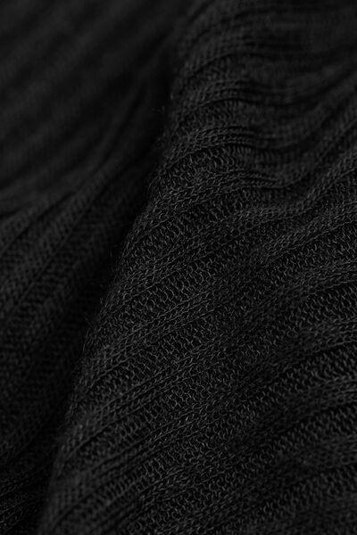 Black Cashmere High-Neck Top, Black, large image number 9