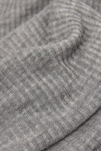 Grey Cashmere High-Neck Blouse, 5601_862J, large image number 4