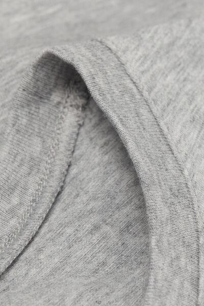 Grey Short-Sleeved Stretch Top, , large image number 5