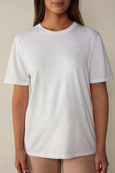 White Short-Sleeved Top, , large image number 0