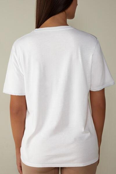 White Short-Sleeved Top, , large image number 3