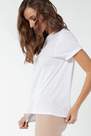 Intimissimi - White Short-Sleeved Supima Cotton Top