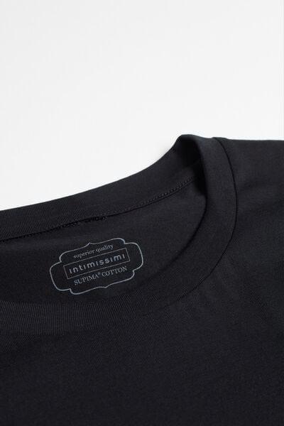 Black Short-Sleeved Top, Black, large image number 5