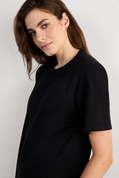 Black Short-Sleeved Top, Black, large image number 6
