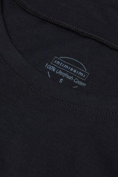Black Short-Sleeve T-Shirt, Black, large image number 5
