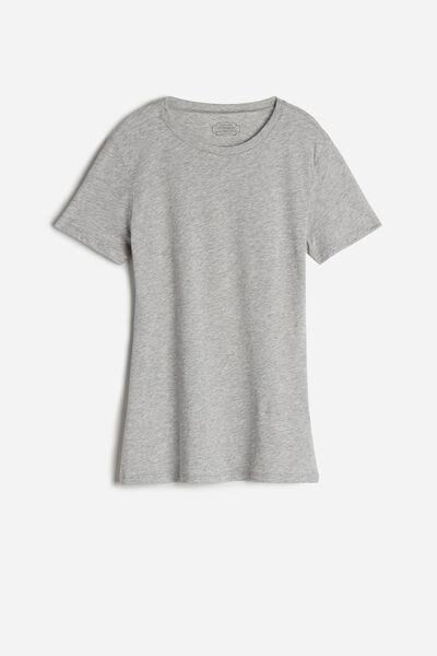 Grey  Short-Sleeve T-Shirt In Ultrafresh Supima Cotton, , large image number 2
