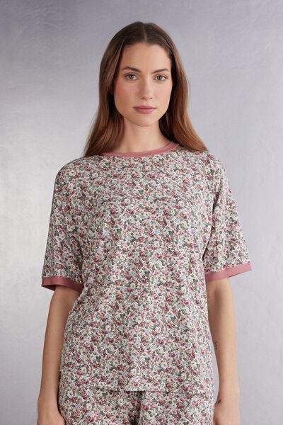 Multicolour Short Sleeve Top, 5601_851J, large image number 0