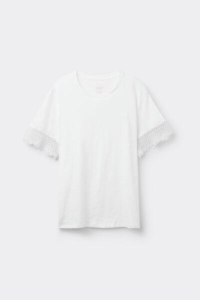 White Allure Short-Sleeved Top, , large image number 2