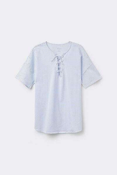 Blue Short-Sleeved Top, , large image number 1
