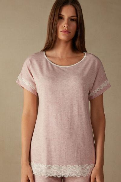 Pink Short-Sleeve Top, , large image number 0