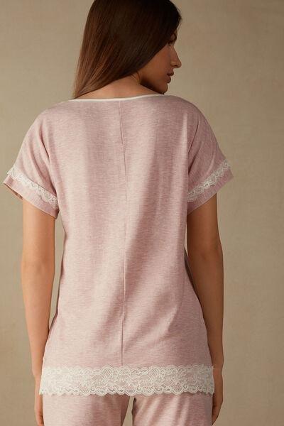 Pink Short-Sleeve Top, , large image number 3