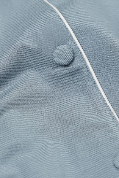 Blue Button-Down Top, , large image number 4