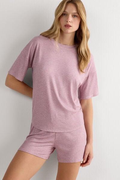 Pink Chic Comfort Short-Sleeved Top, 5601_859J, medium