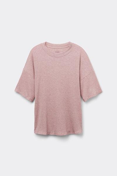 Pink Chic Comfort Short-Sleeved Top, , large image number 2