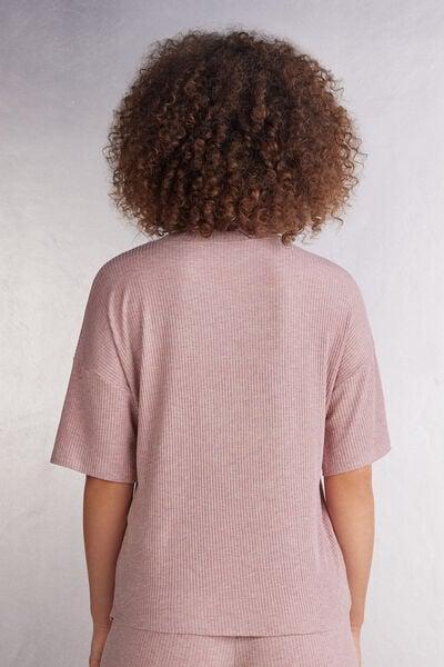 Pink Chic Comfort Short-Sleeved Top, 5601_859J, medium