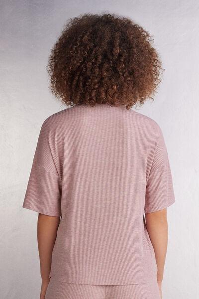 Pink Chic Comfort Short-Sleeved Top, , large image number 3
