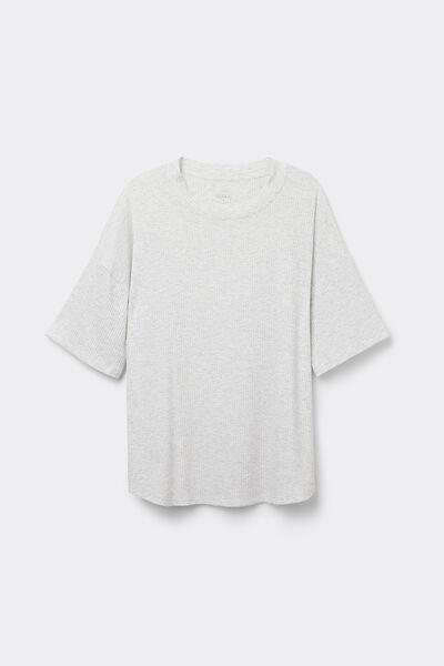 Grey Chic Comfort Short-Sleeved Top, , large image number 2