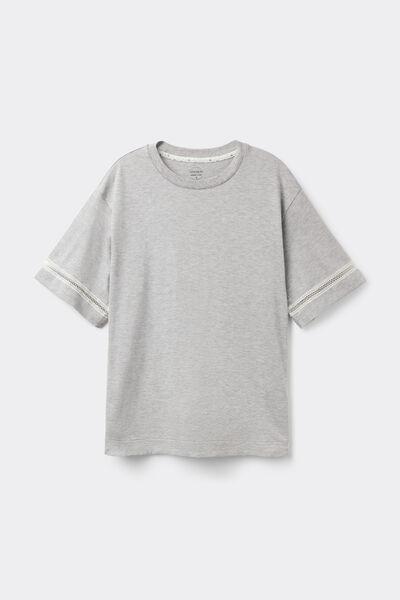 Grey Short-Sleeved Top, , large image number 1