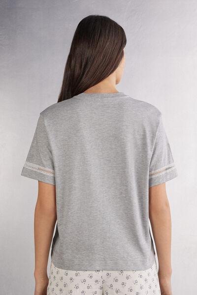Grey Short-Sleeved Top, , large image number 3