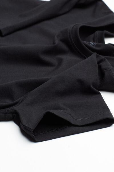 Intimissimi - Black Stretch Supima Cotton T-Shirt