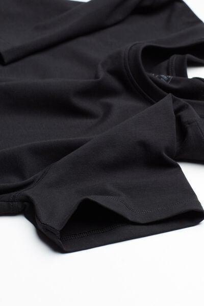 Black Stretch T-Shirt, Black, large image number 11