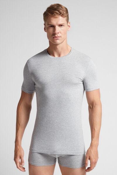 Intimissimi - Grey  Stretch Supima Cotton T-Shirt