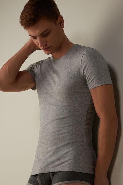Intimissimi - Grey  Stretch Supima Cotton T-Shirt