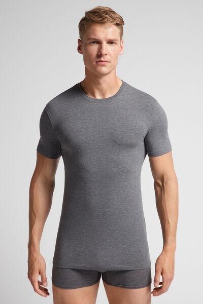 Intimissimi - Grey  Stretch Supima Cotton T-Shirt